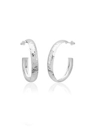 Heliophilia Silver VDKP2121 Pendientes en Tono Plateado para Mujer, Diseño Elegante y Atemporal, Talla Única, Largo 0.75 cm, Ancho 5.75 cm